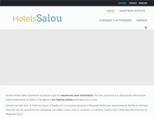 Tablet Screenshot of hotels-salou.com